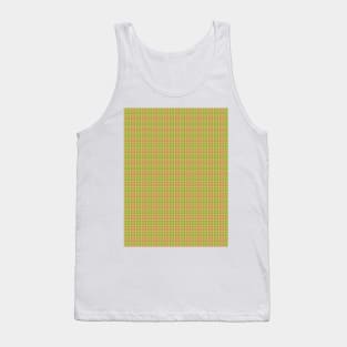 Spring Carrot Colors Plaid Pattern Tank Top